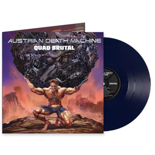 Austrian Death Machine: Quad Brutal BLUE LP